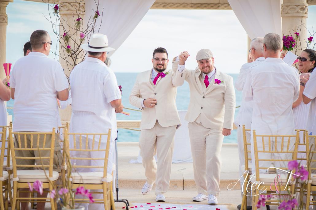 Cabo San Lucas Same Sex Wedding Beautiful Romantic 7182