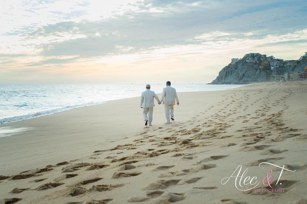 Cabo San Lucas Same Sex Wedding Beautiful Romantic 8931