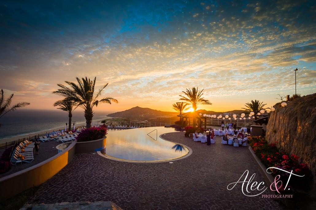 Sunset Cabo Wedding View