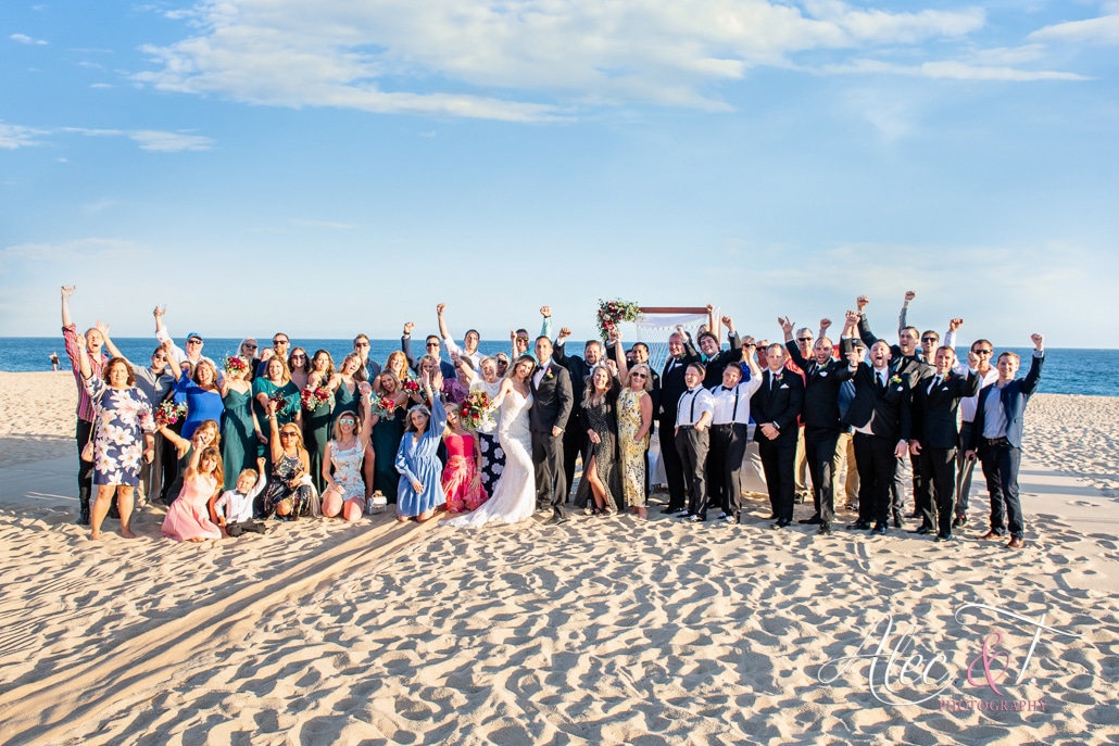 Wedding Group Photo Los Cabos