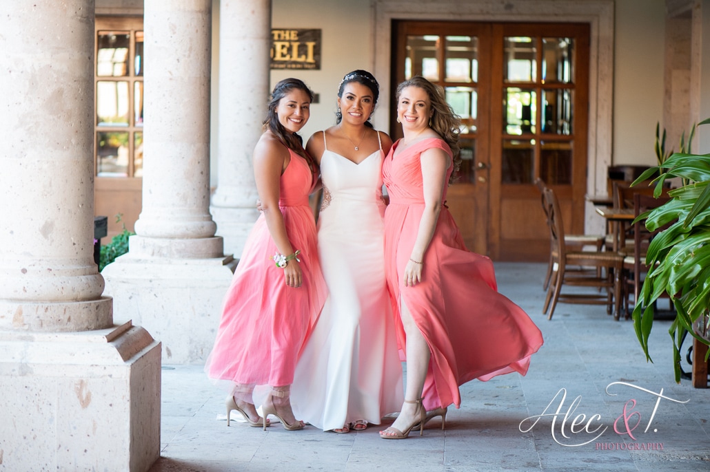 Bridesmaids Dresses Cabo Wedding
