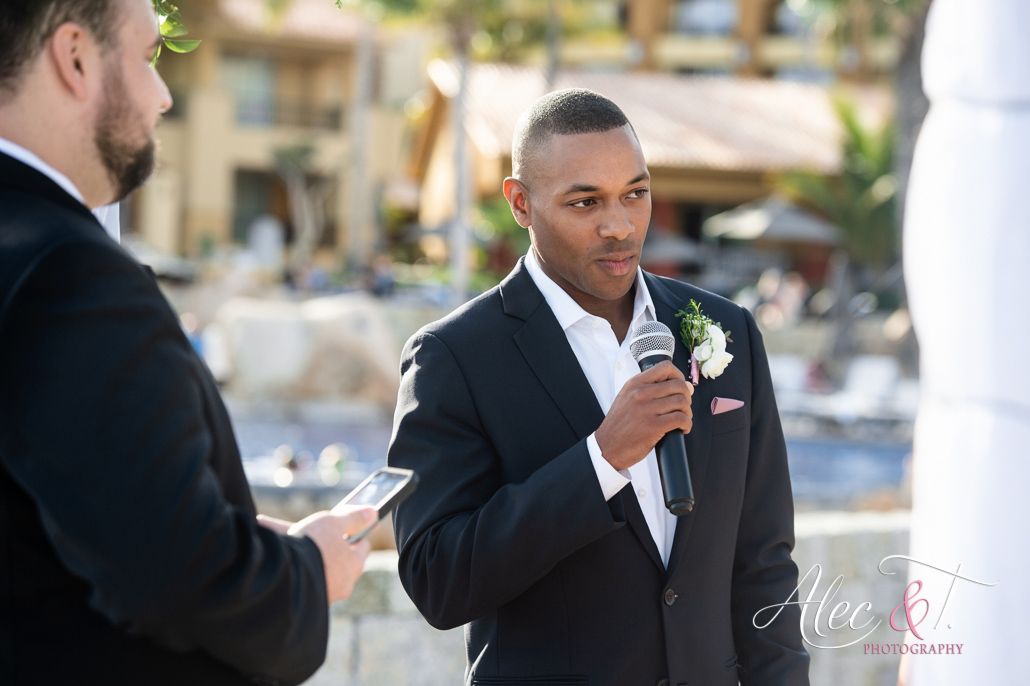 Grooms Floral Boutonniere Cabo