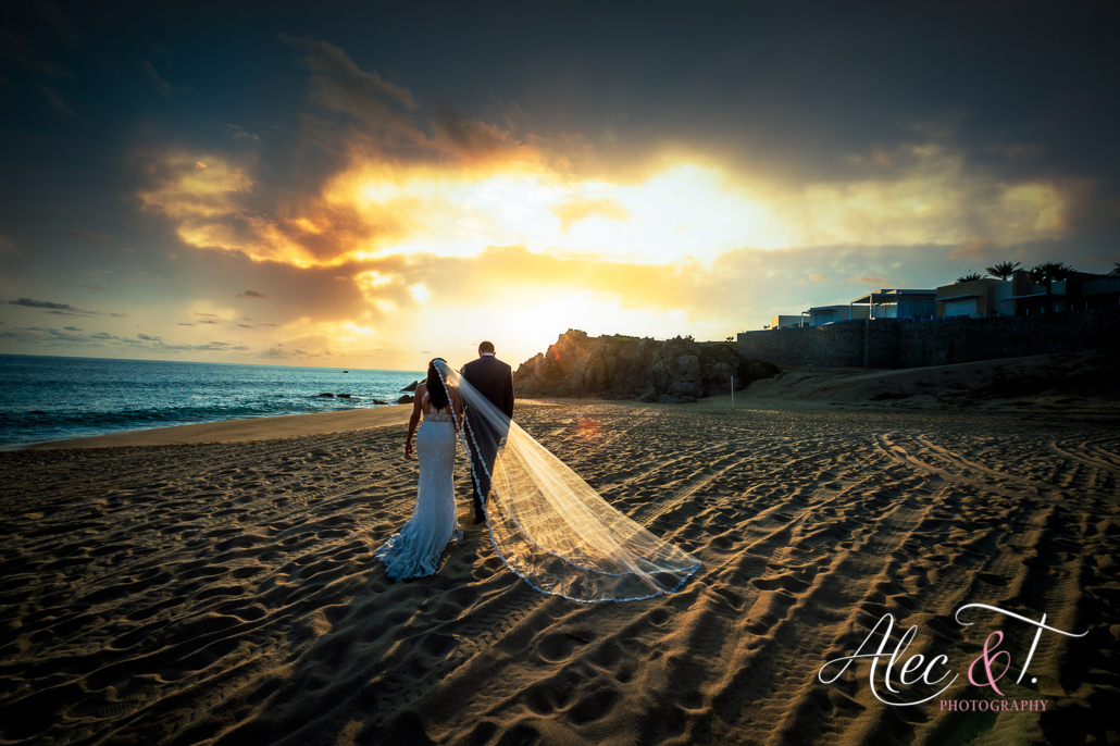 Sunset Wedding Photo Cabo